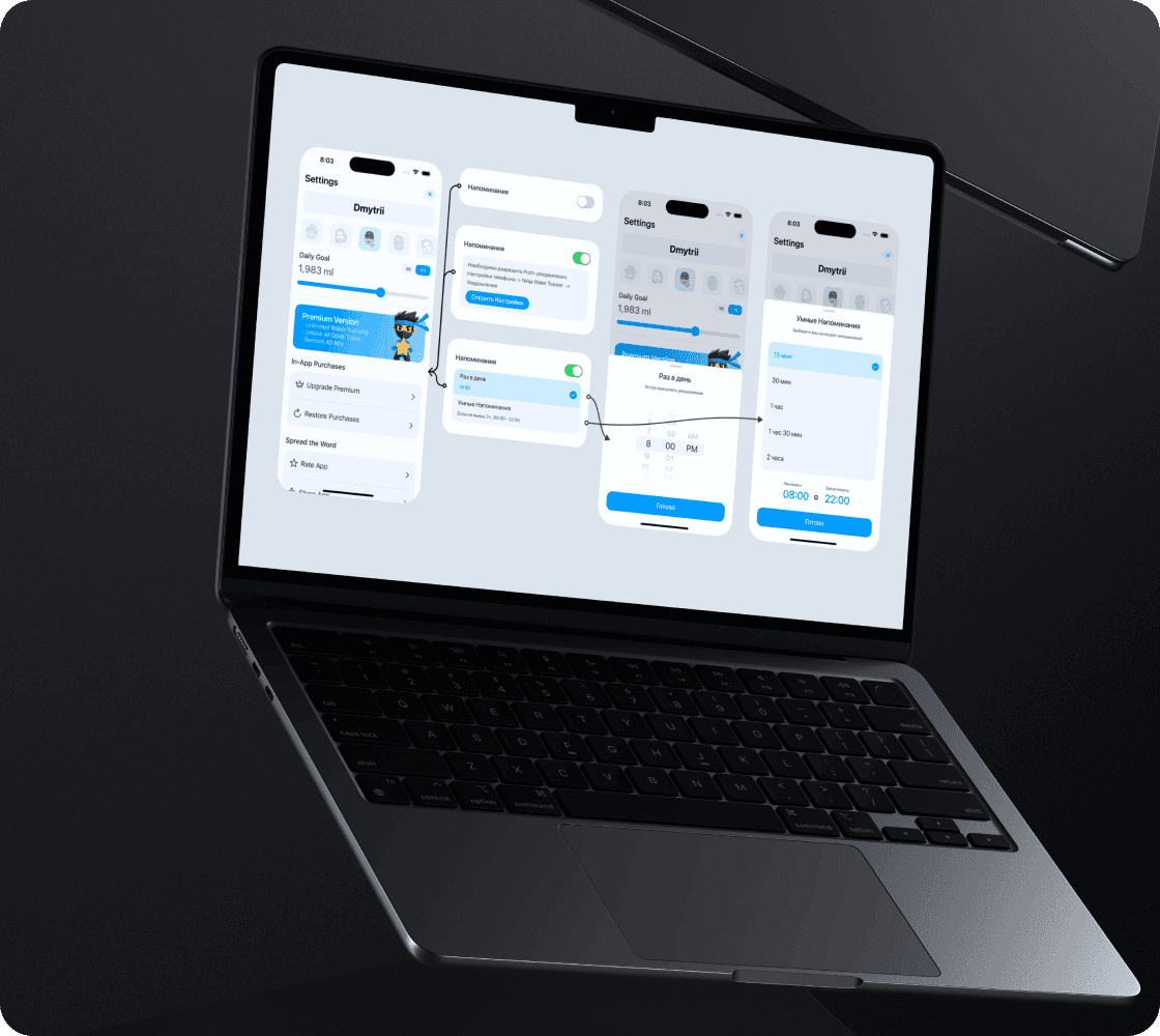 Удобный UX и красивый UI
